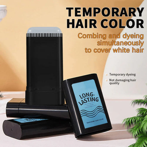 🥳2026 HOT SALE🥳💞50K+ SOLD!🎨🪥 50% OFF! Disposable Hair Color Refill with Comb – No mix, just comb. Gentle formula, travel‐friendly. 3 shades: Black, Brown, Granny Gray. 🌟✨