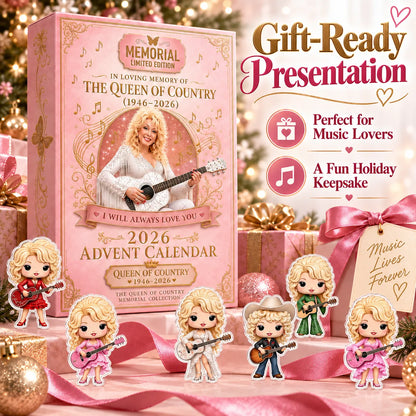 🎤💖 Dolly Advent Calendar — 24 Days of Country Glam & Collectible Surprises!