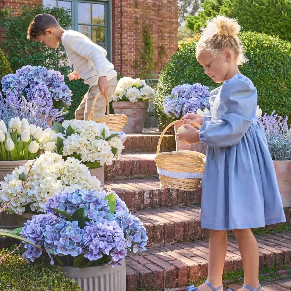 💥Last Day 69% OFF💐Artificial Outdoor Hydrangea Flowers - UV resistant, Waterproof, Windproof