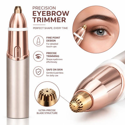 🔥2-in-1 Women's Eyebrow and Facial Hair Removal Device
