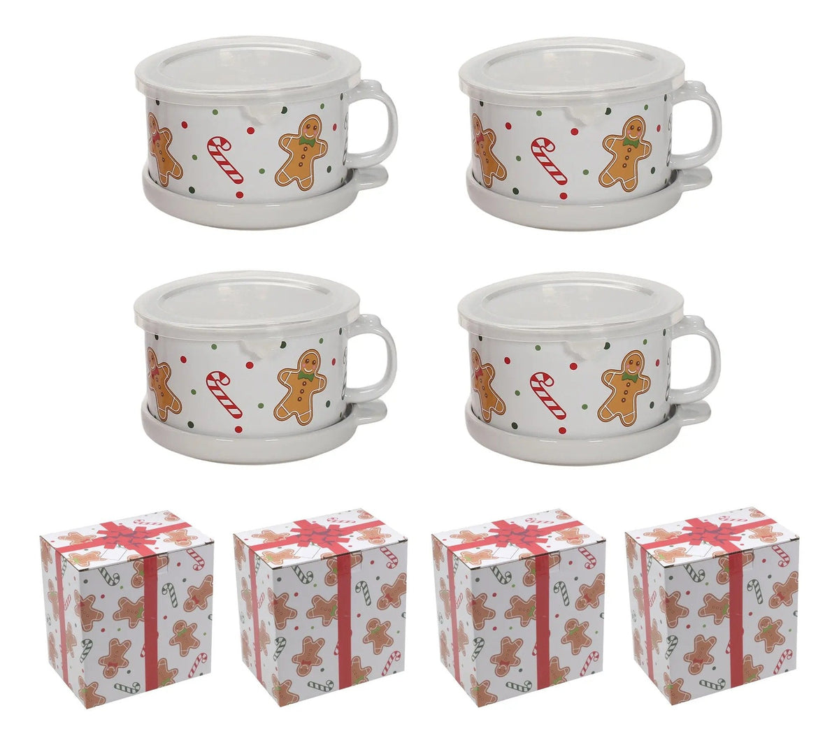 1 PCS 25-oz Mug Meals w/ Lid-its & Gift Boxes