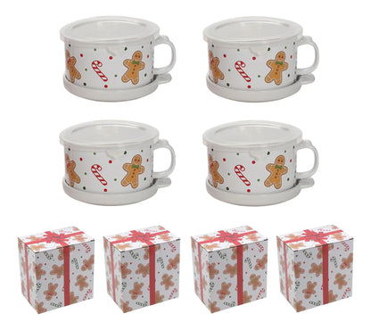 1 PCS 25-oz Mug Meals w/ Lid-its & Gift Boxes