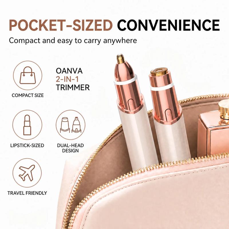 🔥2-in-1 Women's Eyebrow and Facial Hair Removal Device