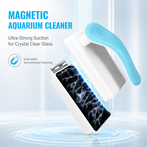 🐠 Keep Your Aquarium Crystal Clear with This Strong Magnetic Glass Cleaner