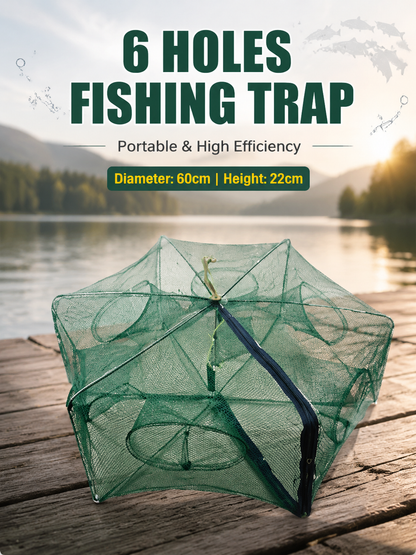 🦐🦀Automatic Foldable Fish Catcher – The Smart Trap for Bigger Catches! 🎣✨