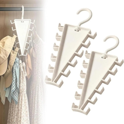 12-Hook Rotating Closet Organizer Hanger