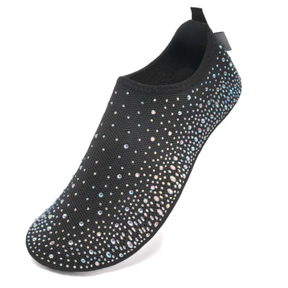 Women Barefoot Aqua Water Shoes Non Slip Beach Swim Surf Yoga Indoor Outdoor Travel House Slippers