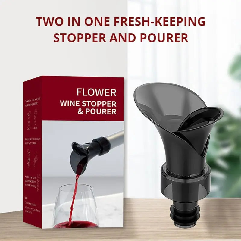 🍾2-in-1 Petal Wine Cork