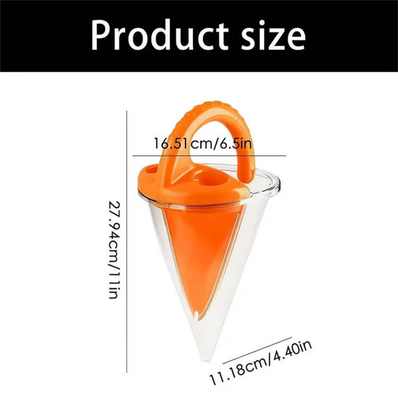 🏖️ Kids Beach Sand Funnel Toy – Transparent Sand Scoop & Shell Collector for Outdoor Summer Play