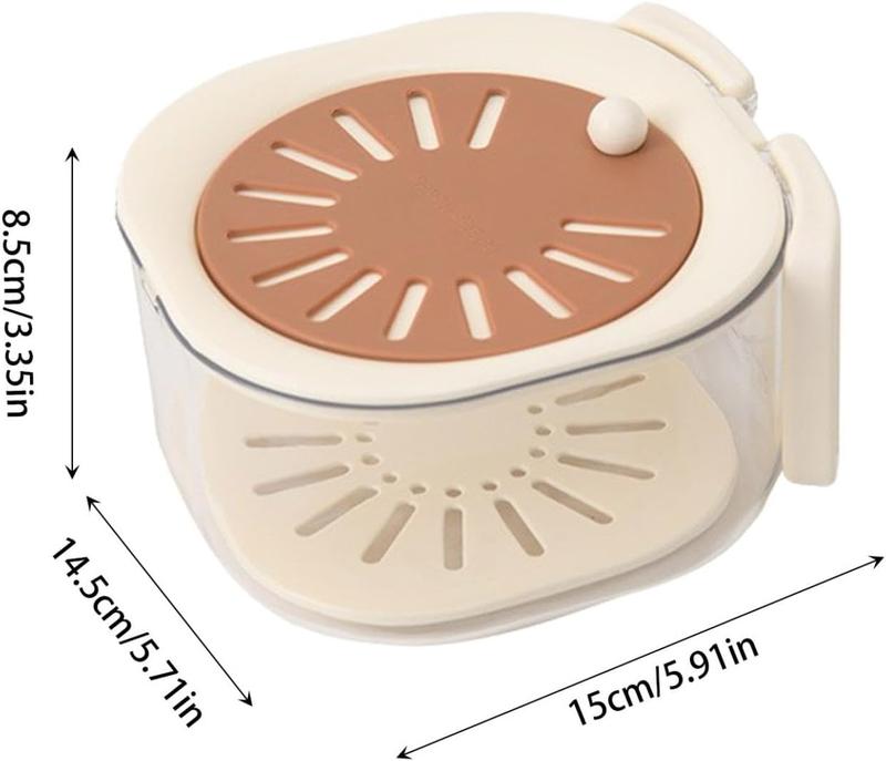 2-in-1 Sturdy Durable Compact Kitchen Colander & Storage Basket Set