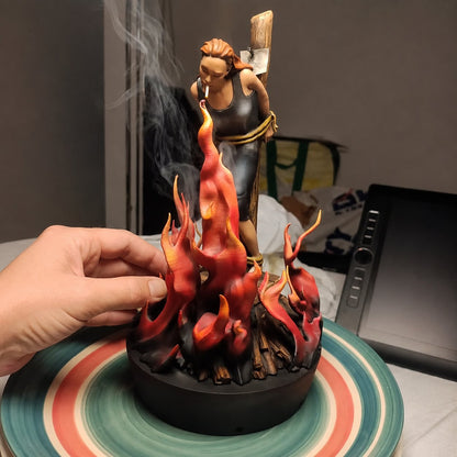 🔥LAST DAY 50% OFF - 🧙‍♀️Witch Burn Sculpture Backflow Incense Burner | Gothic Art Incense Holder