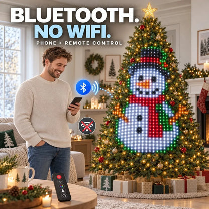 🔥Black Friday Deal 🎄Smart Animated Christmas Tree Lights – App-Controlled LED Effects