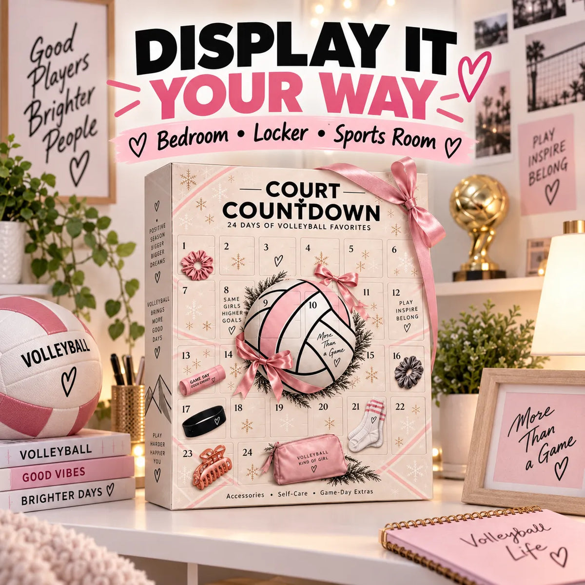 🏐🎁 Volleyball Advent Calendar — 24 Days of Fun Surprises for Every Volleyball Lover!