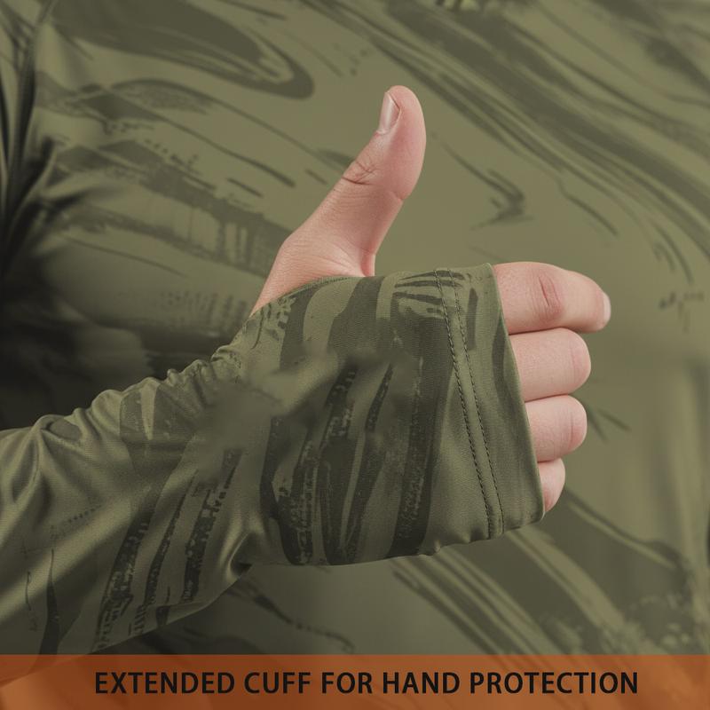Men's Quick-Dry Tactical Hoodie with Face Covering (5-Pack)