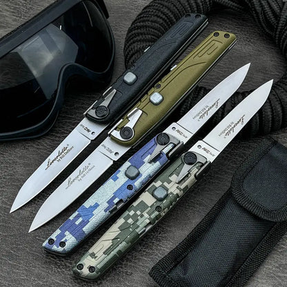 🔪High Hardness Stock Colt II Folding Knife with Safety Lock