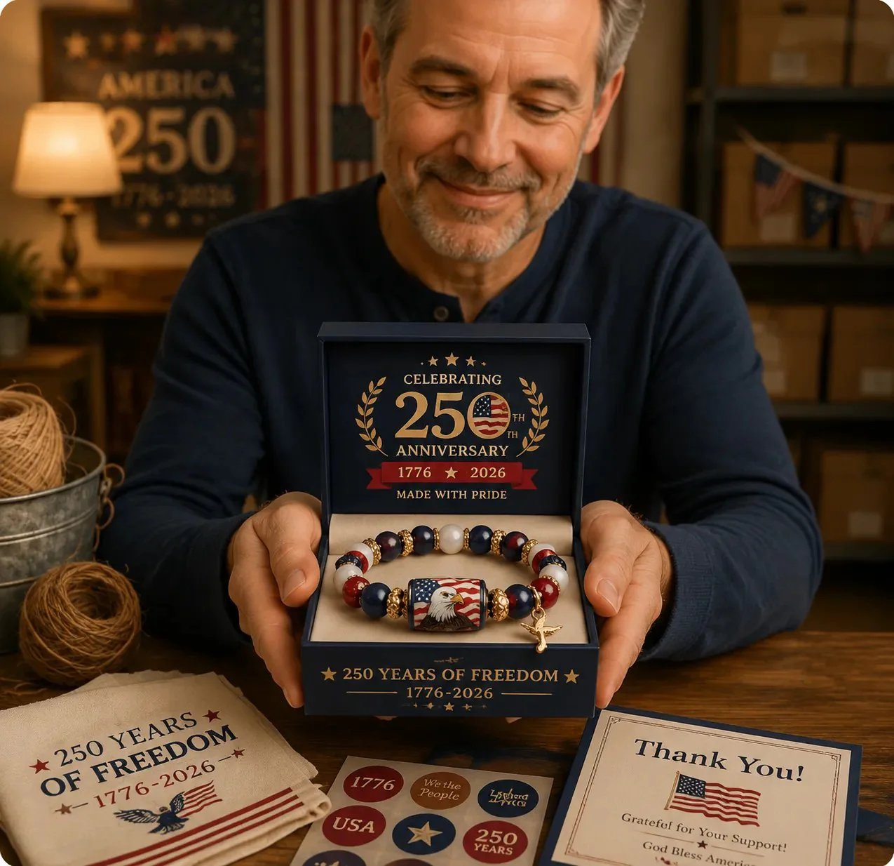 🔥HOT SALE 49% OFF - 🇺🇸 Celebrate Freedom & Honor 💎 | USA 250th Anniversary Limited Edition Collection ✨
