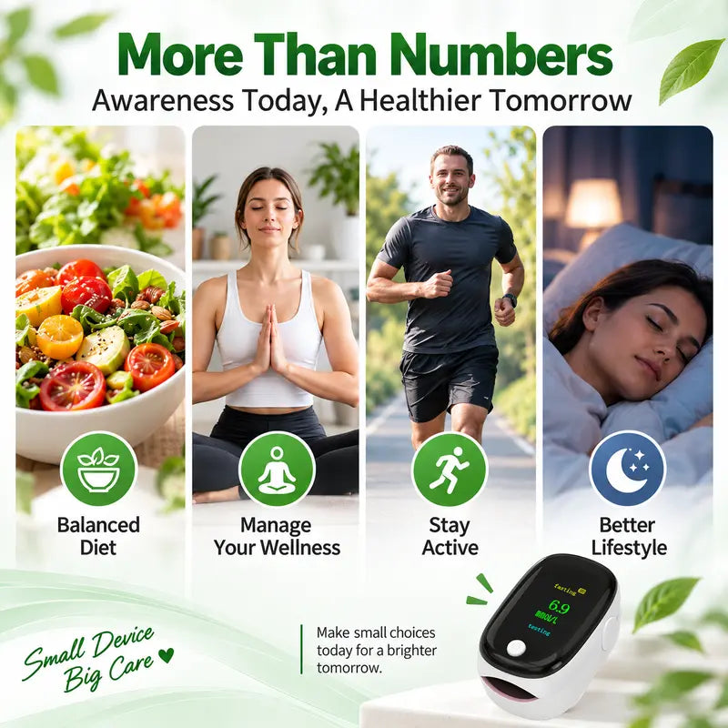 🔥Non-Invasive Fingerstick Blood Glucose Meter