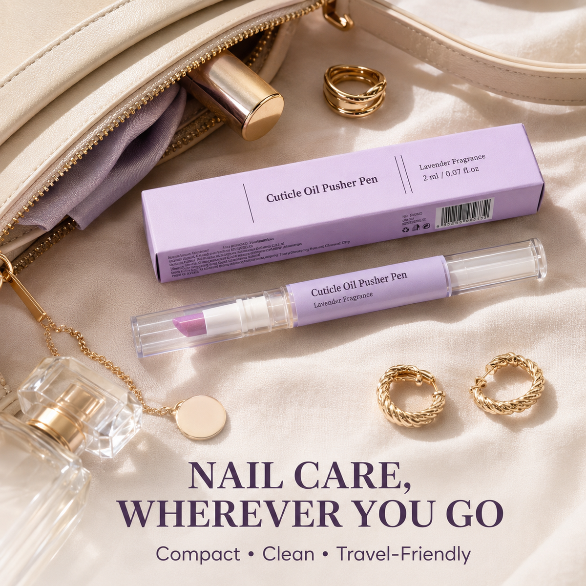 2-in-1 Cuticle Oil Pen — Precision Pusher + Nourishing Oil for Salon-Worthy Nails at Home