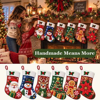 🎅 ✨ DIY Diamond Painting Christmas Stocking Kit - 🎄 Make a Christmas Stocking They’ll Remember