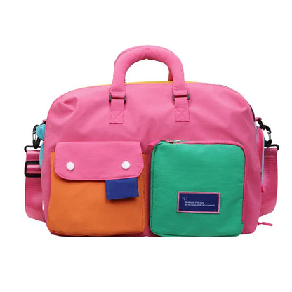 🏆LAST DAY SALE 49% OFF🔥Casual Color Block Overnight Bag