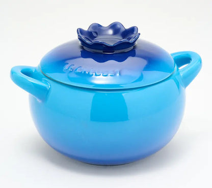 🍓 Le Creuset Mini Fruit Cocotte - 16oz Stoneware, Oven-Safe & Adorable for Baking & Serving!