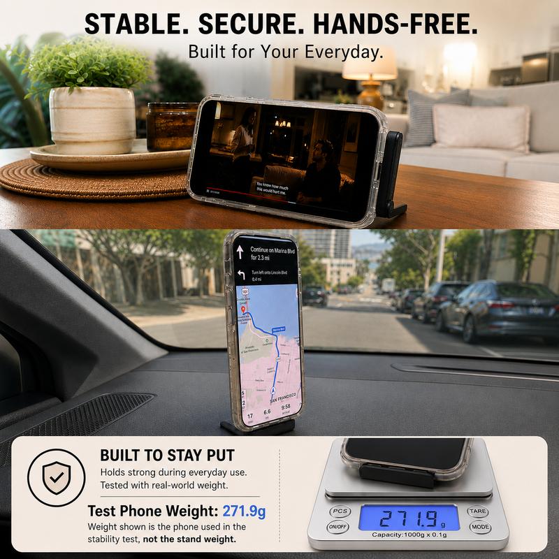 240W PD Fast Charging Type-C Adapter With Built-in Foldable Phone Stand Portable Zinc Alloy USB C Converter Travel Pocket Charger Gift For Men Women Holder Cellphone Smartphone