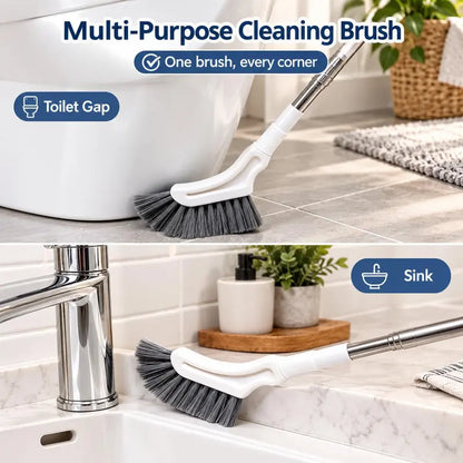 Adjustable Length Stainless Steel Telescopic Long Handle Crevice Cleaning Brush