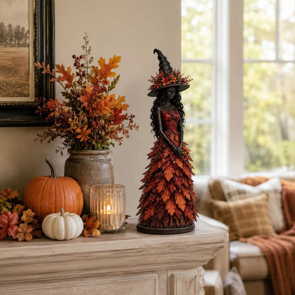 🔥LAST DAY 50% OFF - 🧙‍♀️Enchanted Autumn Witch Figurine