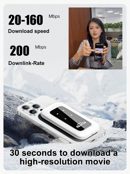 ⏰Last day Promotion 🔥Portable 5G WiFi Router – High-Speed Mobile Wireless Internet Hotspot