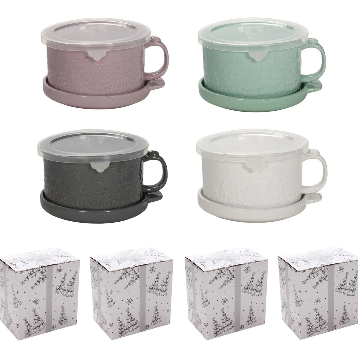 1 PCS 25-oz Mug Meals w/ Lid-its & Gift Boxes