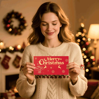 🎉Celebrate and love💗🎄Christmas gift envelope