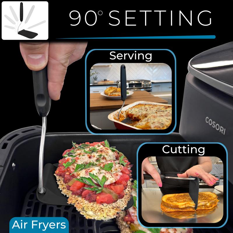 Spatula with adjustable angles - BPA/BPS and PFAS free.  Non-Toxic