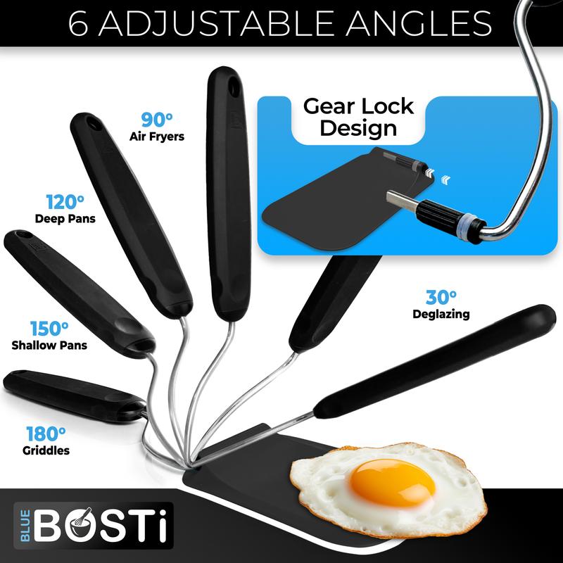 Spatula with adjustable angles - BPA/BPS and PFAS free.  Non-Toxic