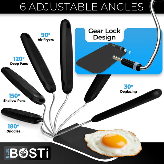 🚀🔥7-in-1 Adjustable Angle Spatula Set