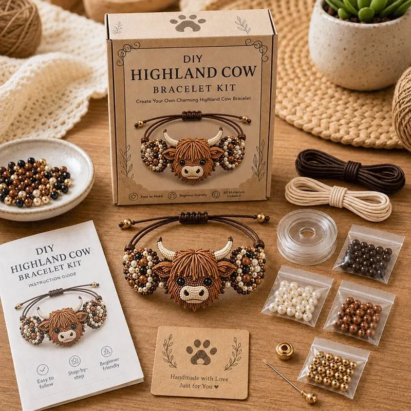 🐙DIY Beaded Bracelet Making Kit
