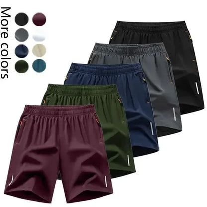 🎉 Men's 5-Pack Quick-Dry Shorts – Lightweight Breathable Athletic & Casual Shorts