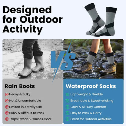 Waterproof Ankle Socks for Men & Women, Lightweight & Thermal Options, 3-Layer Stretch Technology