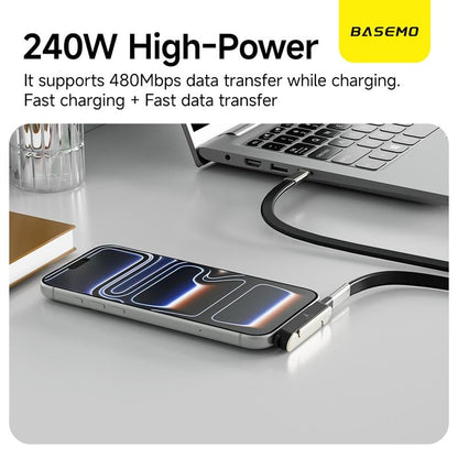 🔥Hot Sale 49% off🌟🔌 240W Super Fast Charging 360° Rotating Invisible Stand