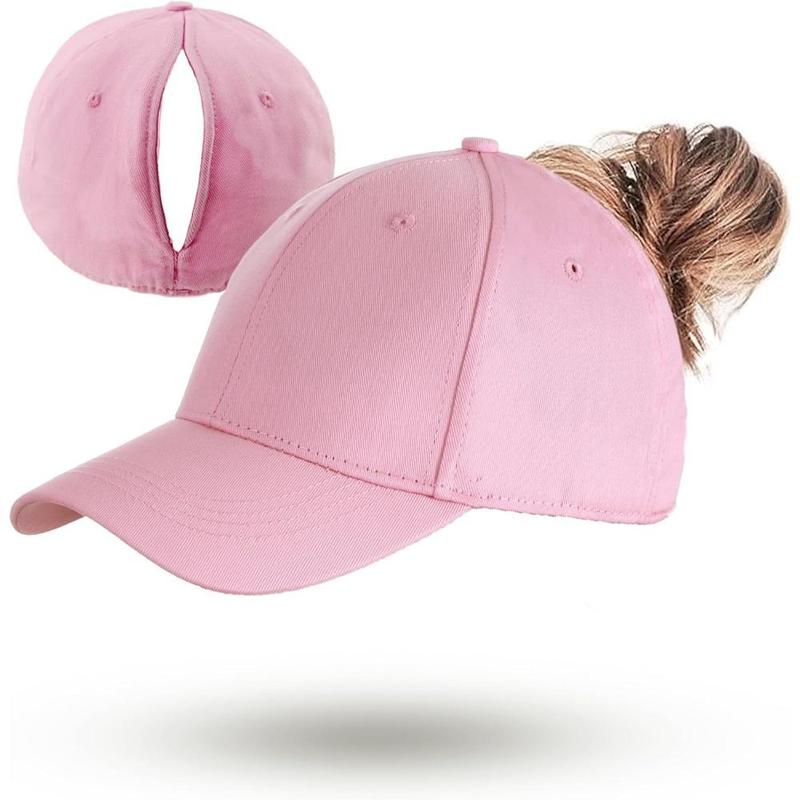 New Women's Outdoor Magnetic Ponytail Baseball Cap