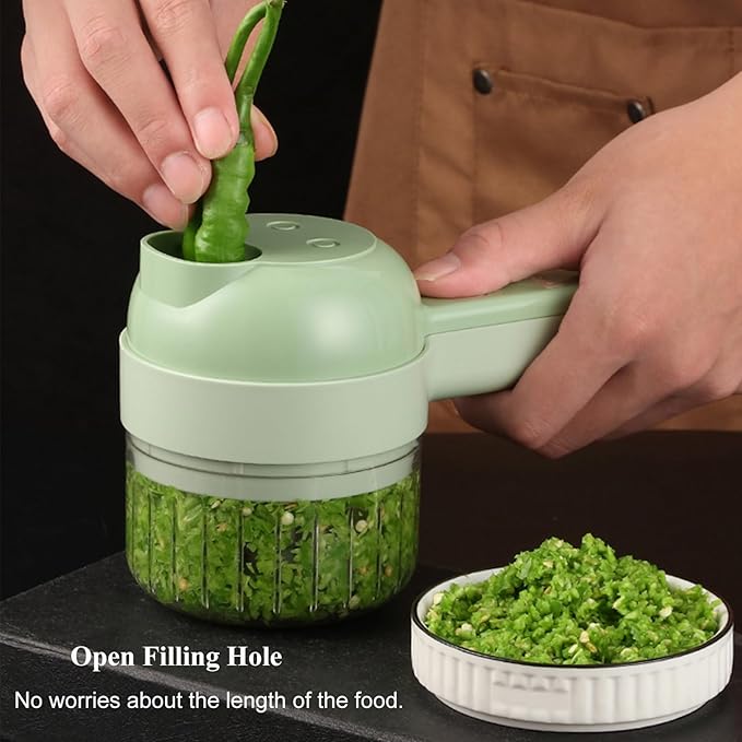 ✨5 in 1 Electric Vegetable Chopper Set, Electric Food Processor