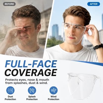🔥Selling Fast – 49% OFF Clearance|All-Day Comfort Face & Eye Protector