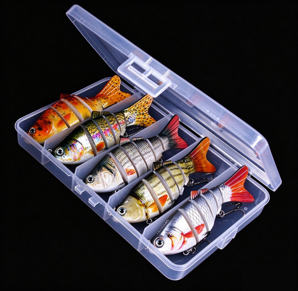🔥39% OFF - Last Day Only🔥6-Segment Lifelike Fishing Lures🎣
