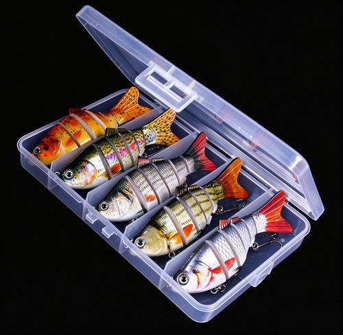 🔥39% OFF - Last Day Only🔥6-Segment Lifelike Fishing Lures🎣