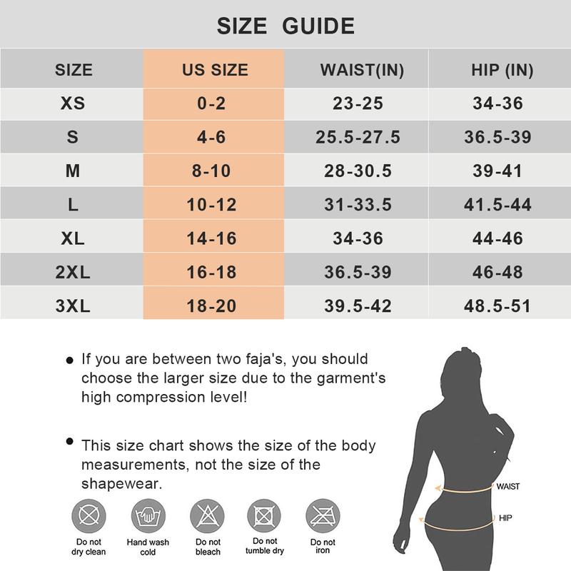Shapewear for Women Front-Hook Tummy Control Full Shapewear Butt Lifter