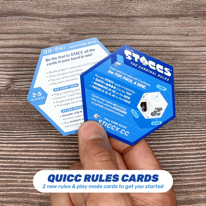 STACCS™ – The Card Game with 3D Energy