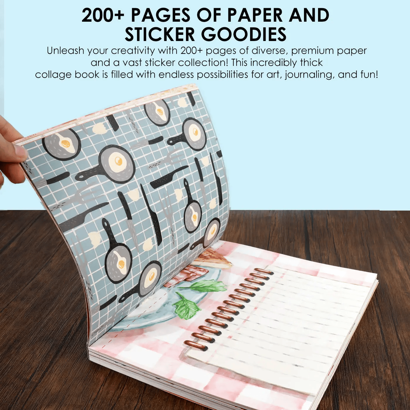 🔥LAST DAY 49% OFF - 🍓200+ Pages of Delicious Food Collages🫐