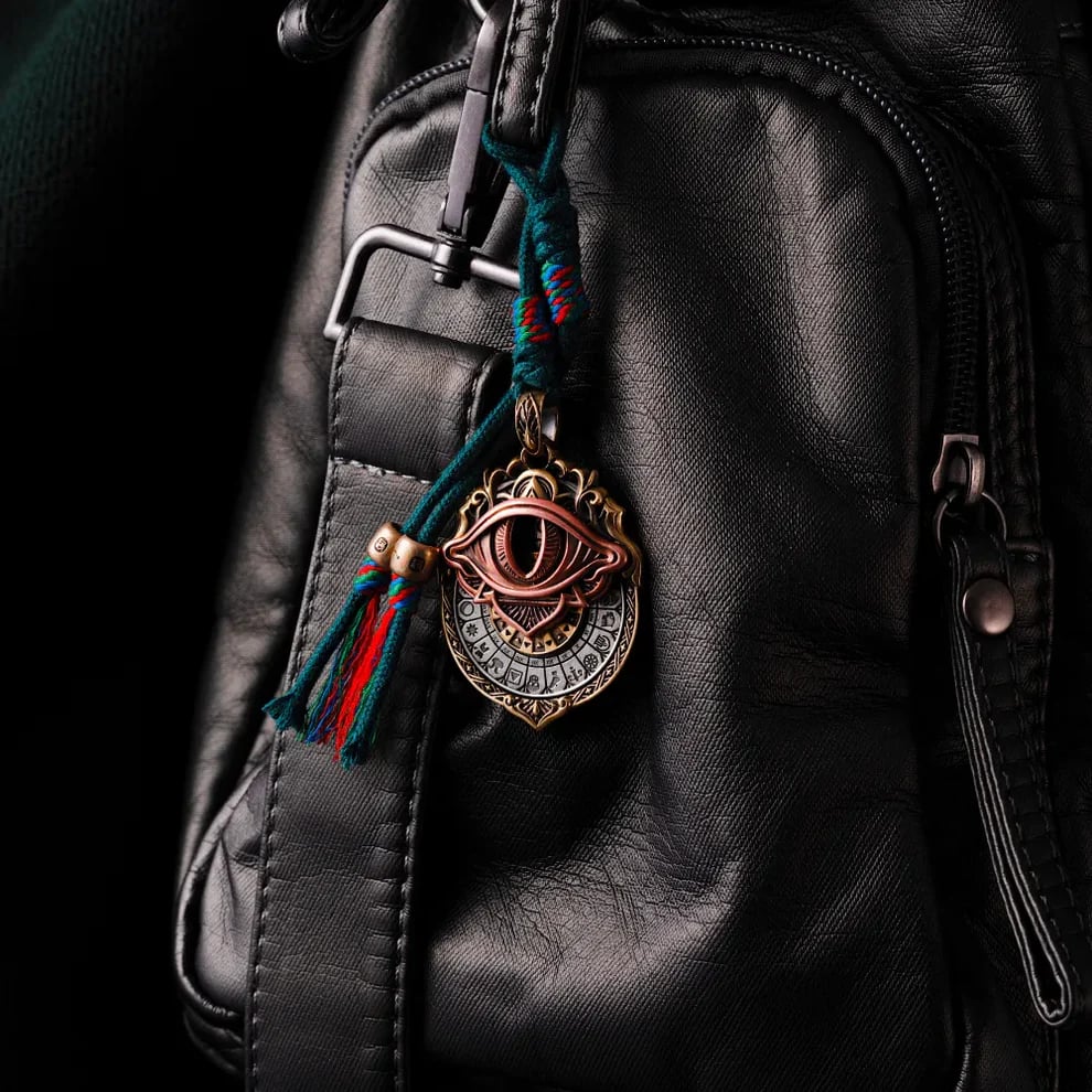 👁️‍🗨️Handmade Tarot Vision Pendant: Connect to Cosmic Wisdom Anytime(✨Comes with instruction manual)