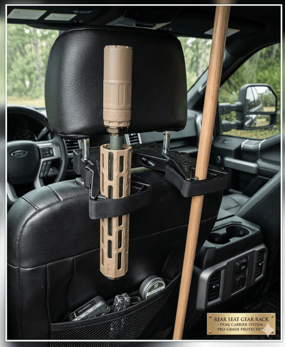 Tactical Seat Back Gun Rack – Universal Fit, Tool-Free Install