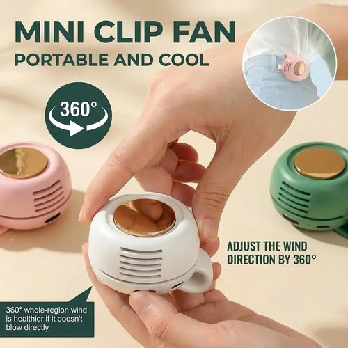🔥HOT SALE 50% OFF – Bladeless Button Fan Stops Summer Sweat Anywhere