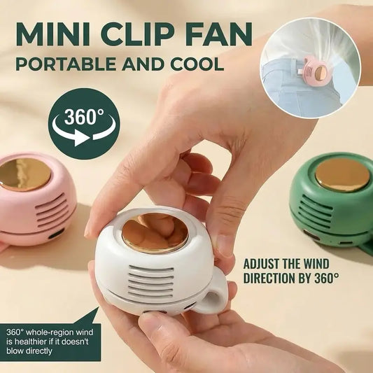 🔥HOT SALE 50% OFF – Bladeless Button Fan Stops Summer Sweat Anywhere